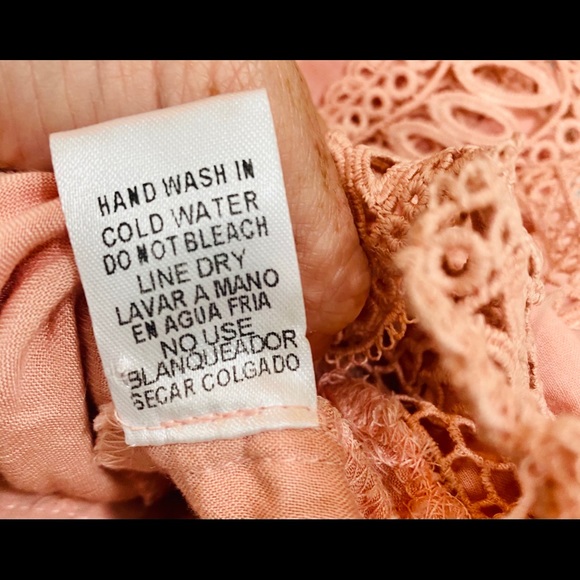 Entro USA Lace Crochet Ruffle Punk Top - Picture 12 of 12